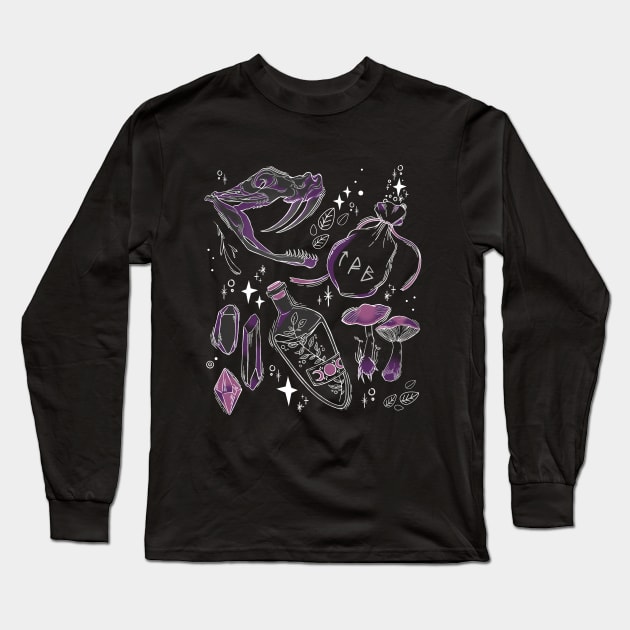 The essential for a young witch Long Sleeve T-Shirt by SeriSeli